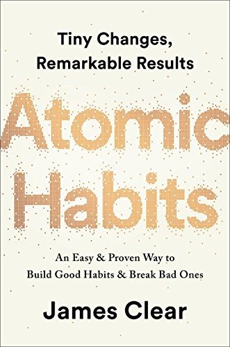 Cover of Atomic Habits by James Clear.